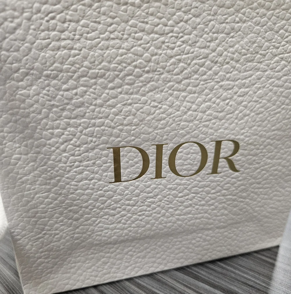 NEW Dior Pink & White Floral Neck Bag Scarf Dior Parfume Line - Picture 5 of 10